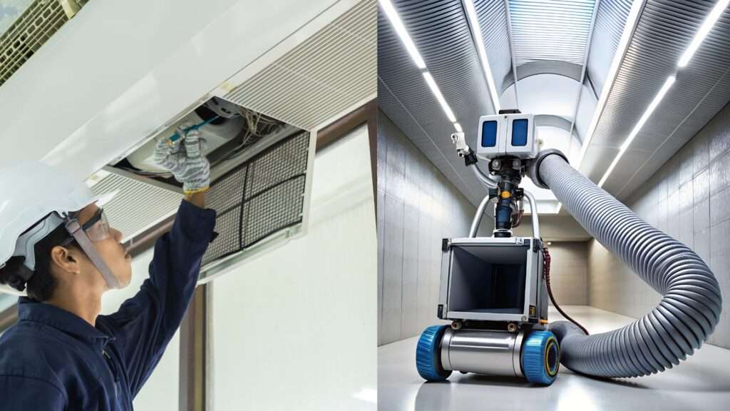 Difference Between Traditional HVAC Duct Inspection And Robotic Duct Inspection